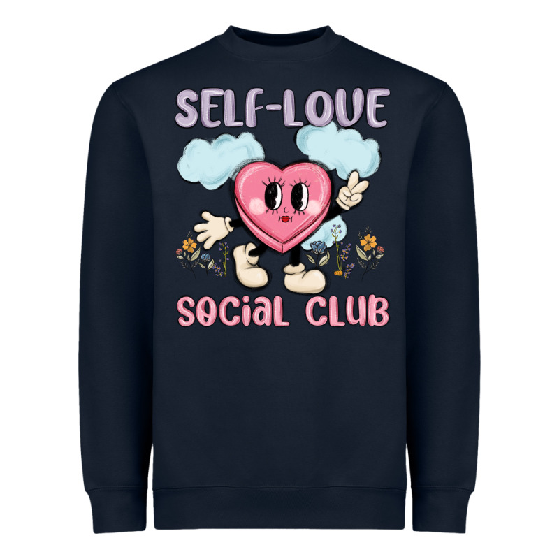 Self Love Social Club Heavyweight Sweatshirt by MaliasSmallBusiness | Teevron