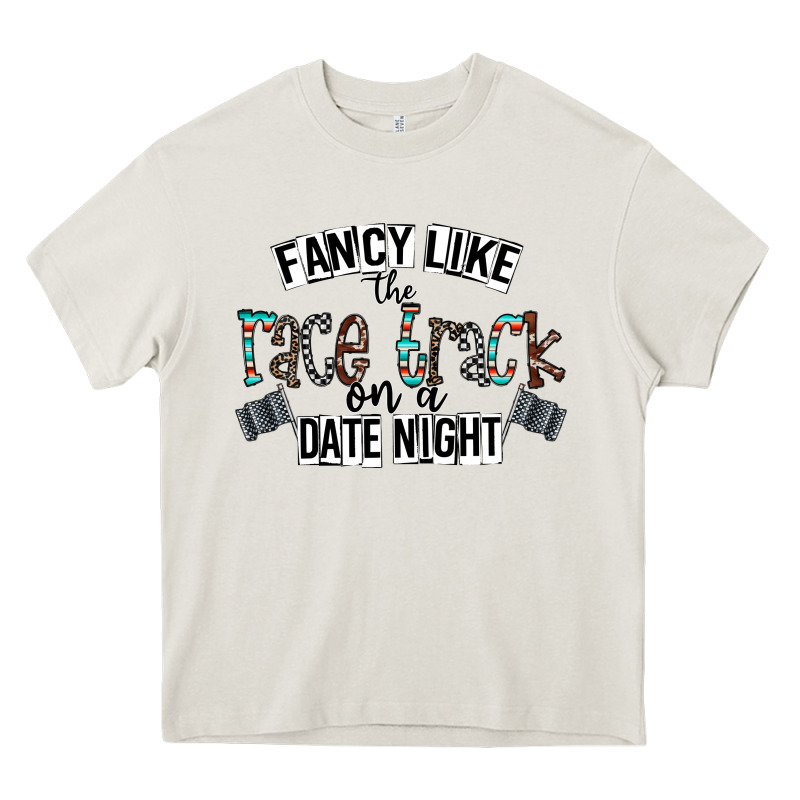 Fancy Like The Race Track On A Date Night Heavy Core Tee by CowhideDigitalArt | Teevron