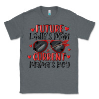 Charcoal Heather future ladies man current mamas boy Classic Tee - MaliasSmallBusiness