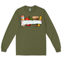 Army Green teacher custom Long Sleeve Tee - NancyCooperArtShop