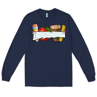 Navy teacher custom Long Sleeve Tee - NancyCooperArtShop