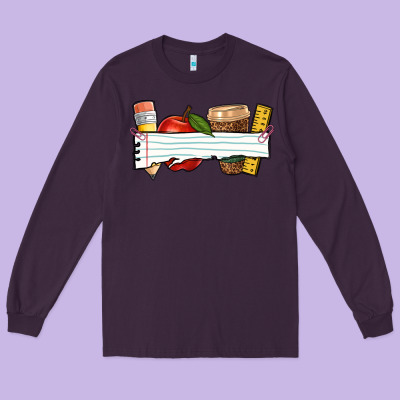 Teacher Custom Long Sleeve Tee Designed By Nancycooperartshop