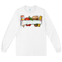 White teacher custom Long Sleeve Tee - NancyCooperArtShop