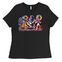 Usa 4th Of July Gnomes  4th Of July Ladies Tee | Teevron