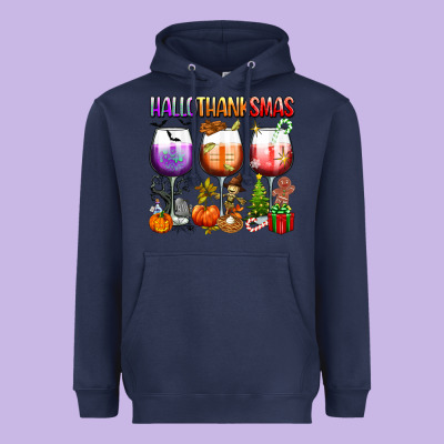 Hallothanksmas Heavyweight Hoodie Designed By Texasbilliewilder