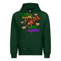 Forest Green Crawfish i just want to be loved bayou Urban Hoodie - FaDigitalArtStudio