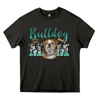 Asphalt bulldog mom Heavy Core Tee - BarkalooDesign