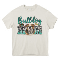 Bulldog Mom Heavy Core Tee | Teevron