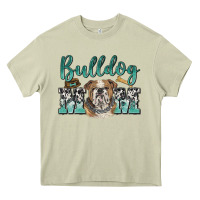 Mossy bulldog mom Heavy Core Tee - BarkalooDesign