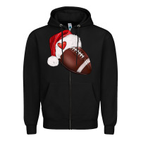 Black christmas sports Zipper Hoodie - BarkalooDesign