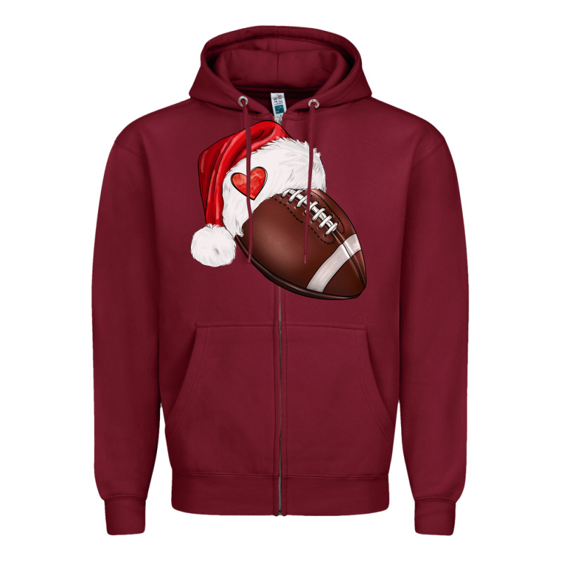 Christmas Sports Zipper Hoodie by BarkalooDesign | Teevron