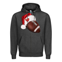 Charcoal Heather christmas sports Zipper Hoodie - BarkalooDesign