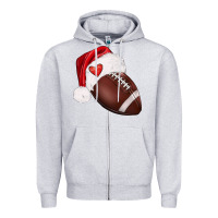 Heather Grey christmas sports Zipper Hoodie - BarkalooDesign