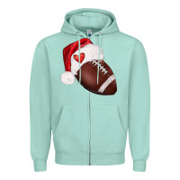 Seafoam christmas sports Zipper Hoodie - BarkalooDesign