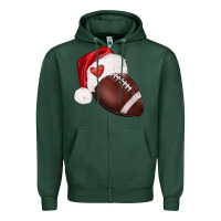 Sports Green christmas sports Zipper Hoodie - BarkalooDesign