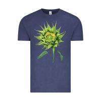 Vintage Denim sun fill green green sunflower Vintage Tee - LillyAllenDesigns