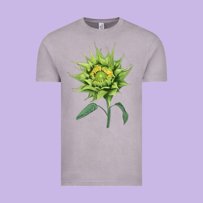 Sun Fill Green Green Sunflower Vintage Tee Designed By Lillyallendesigns