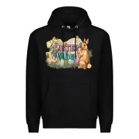 Black Easter vibes Easter Day Premium Hoodie - HowdyJamesFarm