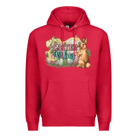 Cardinal Easter vibes Easter Day Premium Hoodie - HowdyJamesFarm