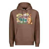 Chestnut Easter vibes Easter Day Premium Hoodie - HowdyJamesFarm