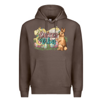 Coffee Easter vibes Easter Day Premium Hoodie - HowdyJamesFarm
