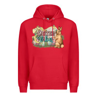 Red Easter vibes Easter Day Premium Hoodie - HowdyJamesFarm