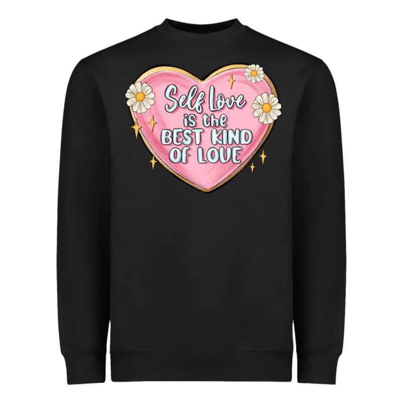 Self Love Is The Best Kind Of Love Malias Heavyweight Sweatshirt by MaliasSmallBusiness | Teevron