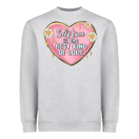 Heather Grey self love is the best kind of love malias Heavyweight Sweatshirt - MaliasSmallBusiness