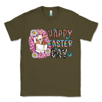 Army Green happy easter day Classic Tee - CowhideDigitalArt
