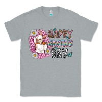Heather Grey happy easter day Classic Tee - CowhideDigitalArt