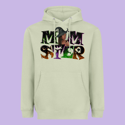 Momster With Witch Heavyweight Hoodie Designed By Nancycooperartshop