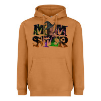 Meerkat Momster with witch Heavyweight Hoodie - NancyCooperArtShop