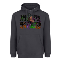 Smoke Momster with witch Heavyweight Hoodie - NancyCooperArtShop