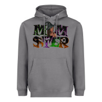 Storm Momster with witch Heavyweight Hoodie - NancyCooperArtShop
