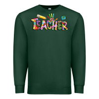Sports Green Autism Teacher Premium Sweatshirt - NancyCooperArtShop