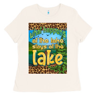 Bone what happens at the lake stays at the lake air freshener Ladies Tee - HRA Design Shop