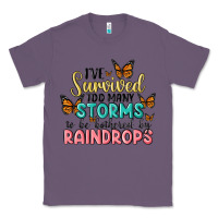 Lavender i have survived too many storms to be bothered by raindrops malia Classic Tee - MaliasSmallBusiness