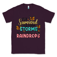 Plum i have survived too many storms to be bothered by raindrops malia Classic Tee - MaliasSmallBusiness