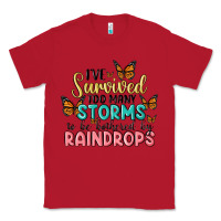 Red i have survived too many storms to be bothered by raindrops malia Classic Tee - MaliasSmallBusiness