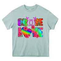 Arona choose love (lesbian) Heavy Core Tee - HRA Design Shop