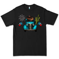 Black texas truck Premium Tee - CowhideDigitalArt