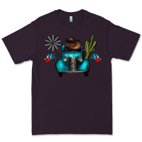 Plum texas truck Premium Tee - CowhideDigitalArt