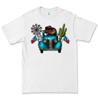 White texas truck Premium Tee - CowhideDigitalArt