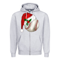 Heather Grey christmas sports Zipper Hoodie - BarkalooDesign