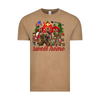 Vintage Coffee Army Christmas home sweet home Vintage Tee - NancyCooperArtShop