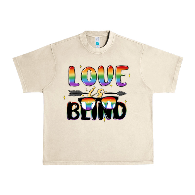 Love Is Blind Urban Heavy Tee by MaliasSmallBusiness | Teevron