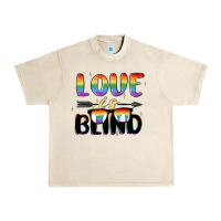 Sandshell love is blind Urban Heavy Tee - MaliasSmallBusiness