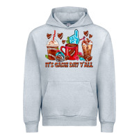 Heather Grey American Football Coffee Cup Urban Hoodie - FaDigitalArtStudio
