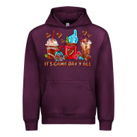 Mauve Wine American Football Coffee Cup Urban Hoodie - FaDigitalArtStudio