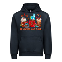 Navy American Football Coffee Cup Urban Hoodie - FaDigitalArtStudio
